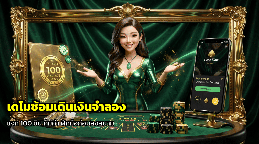 เดโมซ้อมเดินเงินจำลอง